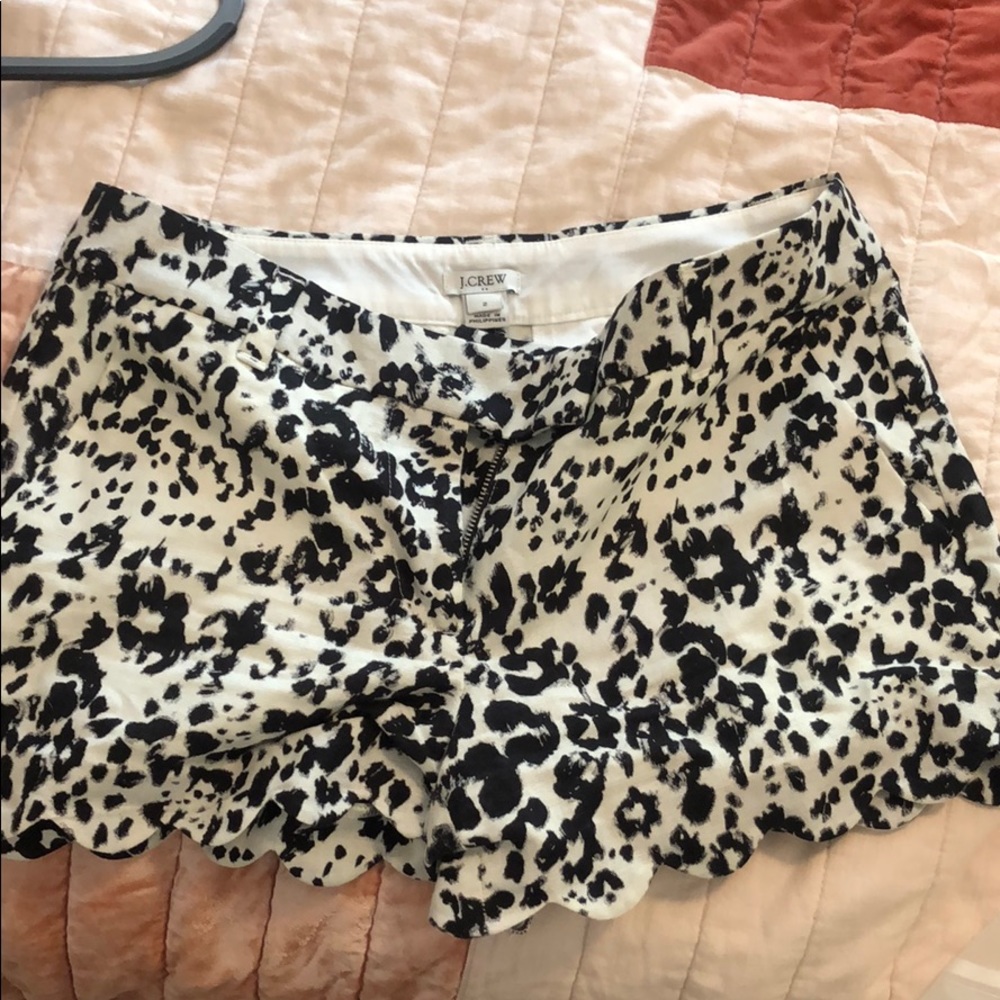 Leopard print shorts